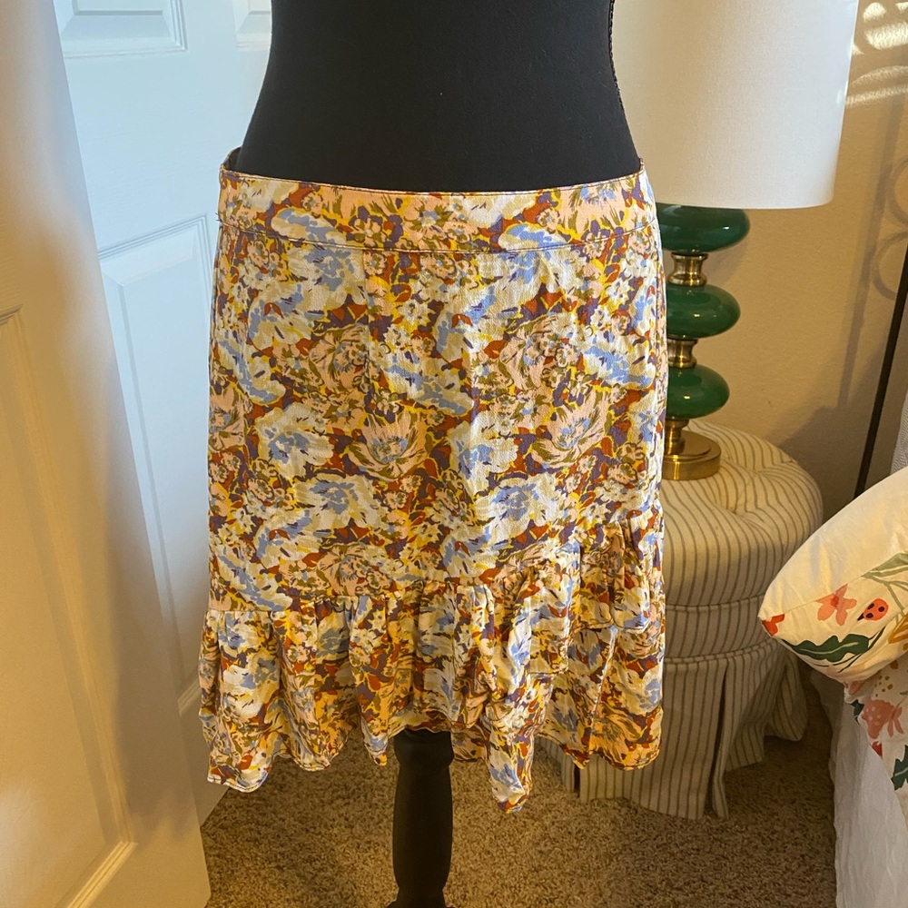 Nwt free people ruffle skirt